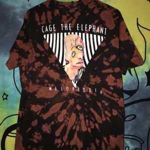 Cage The Elephant Melophobia Tie Dye T-shirt